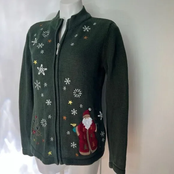 Christopher & Banks Embellished Christmas Cardigan - Picture 3 of 9